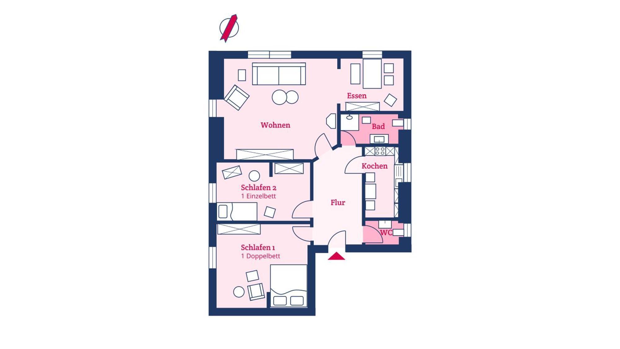 Haus Otto Wohnung 5 วืคเอาฟ์เฟอร์ ภายนอก รูปภาพ